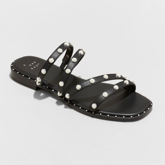 a new day Shoes - A New Day Hollis Embellished Slide Sandals